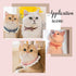 FINGERINSPIRE 3PCS Knitted Cat Collars, Handmade Adjustable Bow Tie Pet Collar in Rose, Brown, Blue