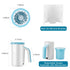 Rechargeable Automatic Dog Paw Cleaner, 2 in 1 Portable Pet Paw Washer Cup with Soft Silicone Brush