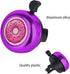 MZELQ Bicycle Bell, Cute Clear Sound Adjustable Size Aluminum Bike Accessories, Bell Ring for Girls, Women, Kids, Adults