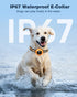 2-in-1 Smart Dog Shock Collar & Bark Collar with 3300FT Remote, IP67 Waterproof (Orange)