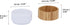 Billie Elevated Ceramic Pet Bowl with Bamboo Stand - Brown