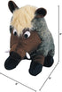 Pet Lou WAR-8 Medium Plush Dog Chew Toy, 8-Inch Warthog