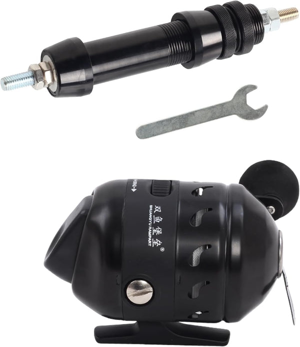 SOPOGER Fishing Spinning Reel Kit: Spincast Fishing Reel & Mount Seat - 25LBS Max Drag for Big Game Fishing