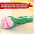 ucho Interactive Chew Toys for Aggressive Chewers, Dog Toy for Training and Teeth Cleaning (Champagne, Roses)