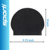 Sporti Adult Professional Swimming Cap - Latex Unisex Swim Cap, 8" x 9.75" inch, Swim Hair Protection Cap