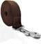 Strong Dog Leash 4FT/5FT/6FT, Nylon for Small Medium Large Dogs, Brown, 1 in x 10 ft
