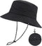 Wide Brim Sun Hat for Men Women, UPF 50+ Waterproof Fishing & Bucket Hat for Hiking Camping Safari