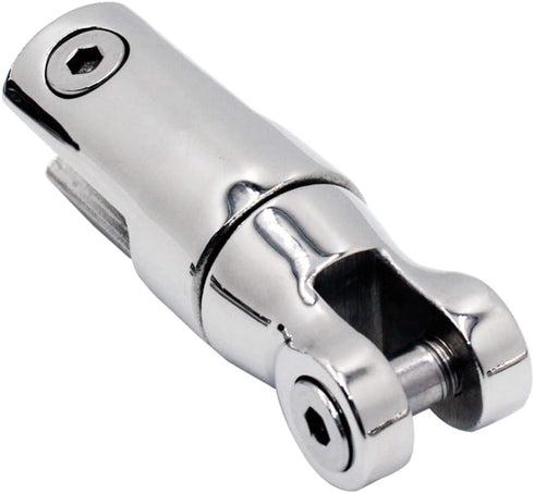 SHENGHUISS Heavy Duty Boat Anchor Chain Swivel Connector - 316 Stainless Steel Multi-Directional Roller