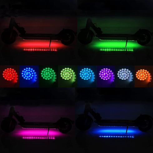 YHGSEE Electric Scooter LED Strip Light - Night Cycling Colorful Lamp for Xiaomi M365/pro, Waterproof Safety Skateboard