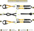 Home Resistance Training Kit - Exercise Straps with Handles, Door Anchor, Guide for Full-Body Home Workouts