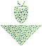 AIMPLANACT 1 x Green Four Leaf Clover Cat Scarf Small Dog Cat Pet