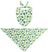 AIMPLANACT 1 x Green Four Leaf Clover Cat Scarf Small Dog Cat Pet