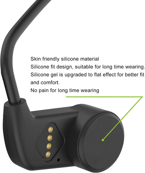 Swimming 5.0 IPX8 MP3 XUMIUZIY Headphone, Bluetooth Bone Conduction Rain Proof Underwater Sport Earphone, Lightweight
