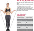 Te-Rich Weighted Jump Rope for Fitness, Adjustable Length Skipping Rope with Counter - Heavy Handles