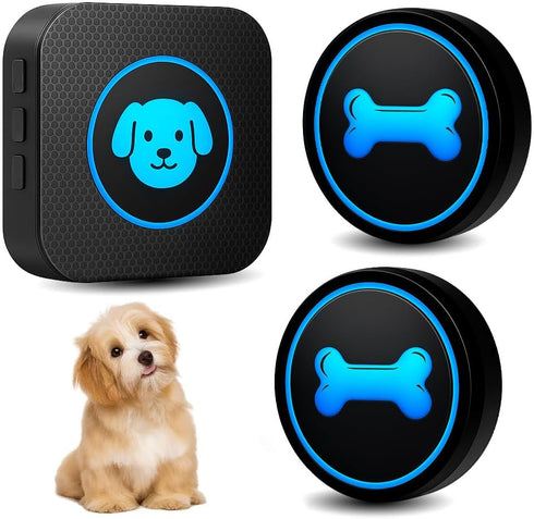 Yoiilifee Dog Doorbell to Go Outside, Smart Wireless Doggie Doorbell for Potty Training,1000