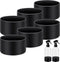 Zubebe 6 Pcs Silicone Bottle Boot Protective Silicone Sleeve Bottom Washable Rubber