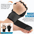 Trivolein Workout Gloves for Men & Women, Wrist Wraps for Weightlifting Fingerless Gym Gloves with Wrist Support