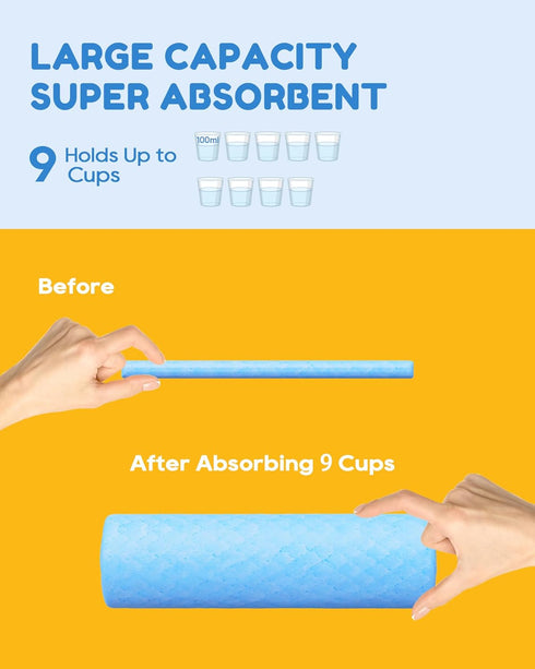 28" 34"-100 Count, Extra Large Puppy Dog Pee Pads x Super Absorbent Disposable Dog Training Pads, Quick Drying