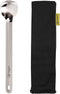 Titanium Long Handle Spoon with Polished Bowl, Durable Lightweight Utensil for Camping, Hiking & Backpacking