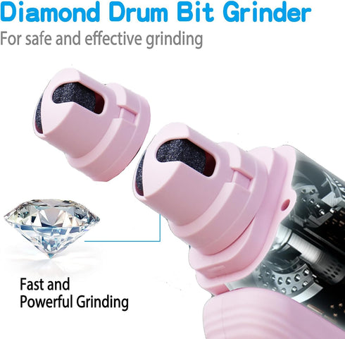 Trimmer Set, an All-in-one Dog Nail with Low Noise Design, Rechargeable, Cordless Electric Quiet pet Nail File Suitable