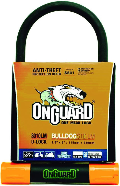 OnGuard BULLDOG STD LM-Lock, 4.53 x 9.06-Inch Lock