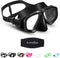 OMGear Swim Mask Dive Goggles - Snorkeling Gear with Nose Cover for Junior Adult Scuba Diving