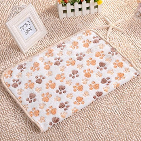 Pet Blanket for Small Cats & Dogs, Thick Sleep Mat, Soft Blanket for Dog Cat Puppy Kitten (S, Pink)