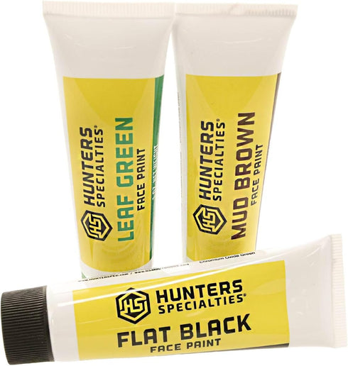 Hunters Specialties Woodland Camo Kit, Long-Lasting Easy-to-Use Concealment Camo Creme Tube Makeup for Hunting