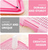 Indoor Dog Potty Plastic Pet Toilet Slide Design Pink for Convenient Home Use Ergonomic Column Shape for Natural