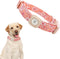 Airtag Dog Collar by Lionheart glory, Heavy-Duty Pink Collar for Large Dogs with Airtag Holder
