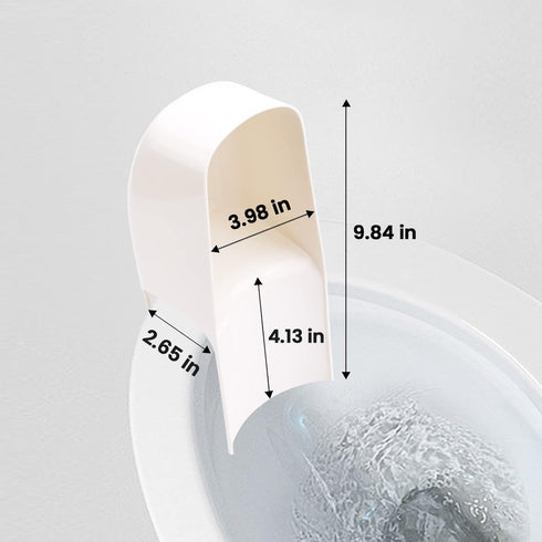Toilet Splash Guard Urine Diverter - Anti-Splash Pee Guard for Toilet Seat, Ideal for Men, Elderly, Disabled & Boys