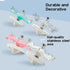 MANON ROSA Bird Toys for Parrots - Spinning Wheel Chew Toy with Rotating Plastic Spinner, Enrichment Puzzle Cage