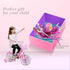 U-LIAN Kids Streamers and Bike Bell for Girls, 1 Pack Flower Bicycle Bell with 2 Pack Handlebar Streamers
