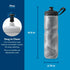(20oz 24oz) 2x Polar Bottle Sport Insulated by HydraPak & Leak Proof Water Bottles Keep Water Cooler Longer than a