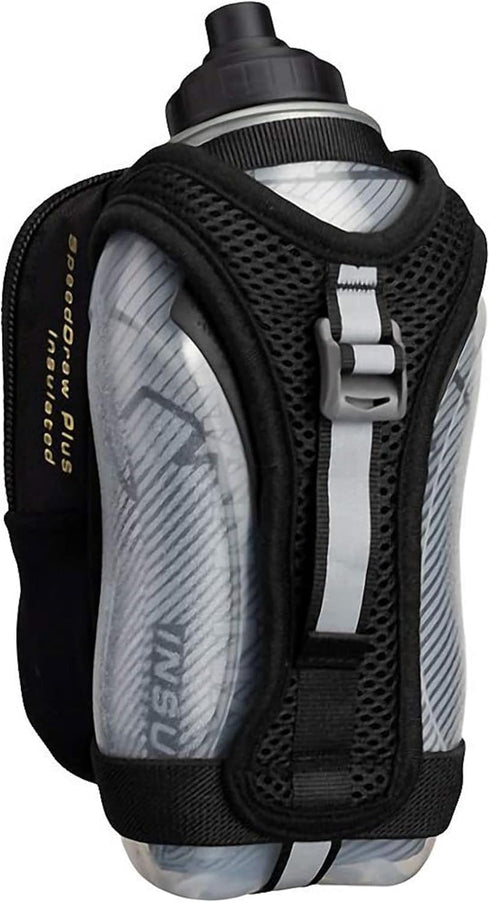 Nathan SpeedDraw Plus Insulated Flask, Handheld Running Water Bottle for Runners, Hiking