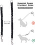 Long Dog Leash with Reflective Threads - Heavy Duty Bungee Leashes for Small, Medium & Large Dogs, 15FT to 50FT for