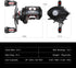 Lixada Fishing Reels Baitcaster Reel with Magnetic Braking System, Strong Corrosion Resistance Metal Saltwater
