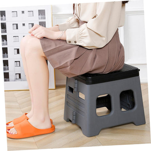 BESPORTBLE Foldable Portable Toilet for Camping and Car Use PP Material Travel Potty Stool with Space-Saving Design