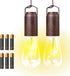 2 Pack Battery Operated Hanging Tent Light Bulb,Portable Outdoor Vintage LED Camping