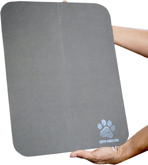 Kitty Cure Litter Box Emery Board and Manicure Strips, Scratch Liner for Litter Box, Nail File for Cats