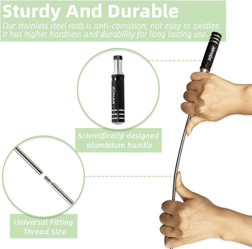 ZOHAN Shotgun Cleaning Kit for 12 Gauge, Gun Cleaning Supplies with Brush
