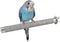 Hypeety Bird Parrot Stainless Steel Stand, 7.19 x 0.75 inch Perch Rod for Cage Accessories