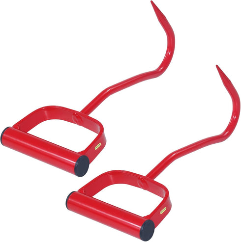 2 Pack Sturdy 11" Red Hay Hook, Durable Replacement for Farmex/Speeco 47010500 Hay Hook