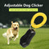 Yosoo Clicker Dog Training - Adjustable 3 Gears Pet Training Clicker with Wrist Strap for Cats and Birds (Black)