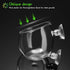 CHENGU 6 Pieces Aquatic Plant Pot - Glass Aquarium Plant Cup with Hole, Suction Cups for Shrimp and Live Plants