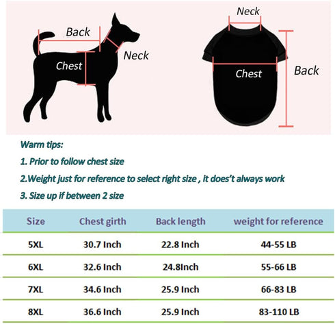 ANIAC Summer Dog Shirt for Medium Dog, Striped T-Shirt, White Basic Tank Top, Sleeveless Vest, Spring Pet Clothes