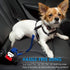 URPOWER 2 Pack Dog Seat Belt - Retractable Car Harness Adjustable Pet Safety Belt with Elastic Bungee Buffer