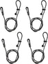 Kayak Paddle Leash, Fishing Rod Paddle Leash, Stretchable Strap Lanyard Rope for Kayaking, Boating, Fishing Pole, 4Pcs