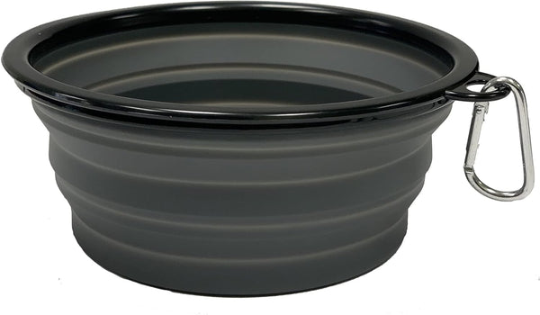 Muttluks, MuTTravel Collapsible Dog Bowl, Sturdy Collapsible Portable Light-Weight