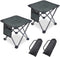 Tevaibo 2 Pack Camping Stool Portable, 13.7 Inch Folding Stool for Outdoor Gardening,